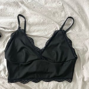 Lacey cropped tank top